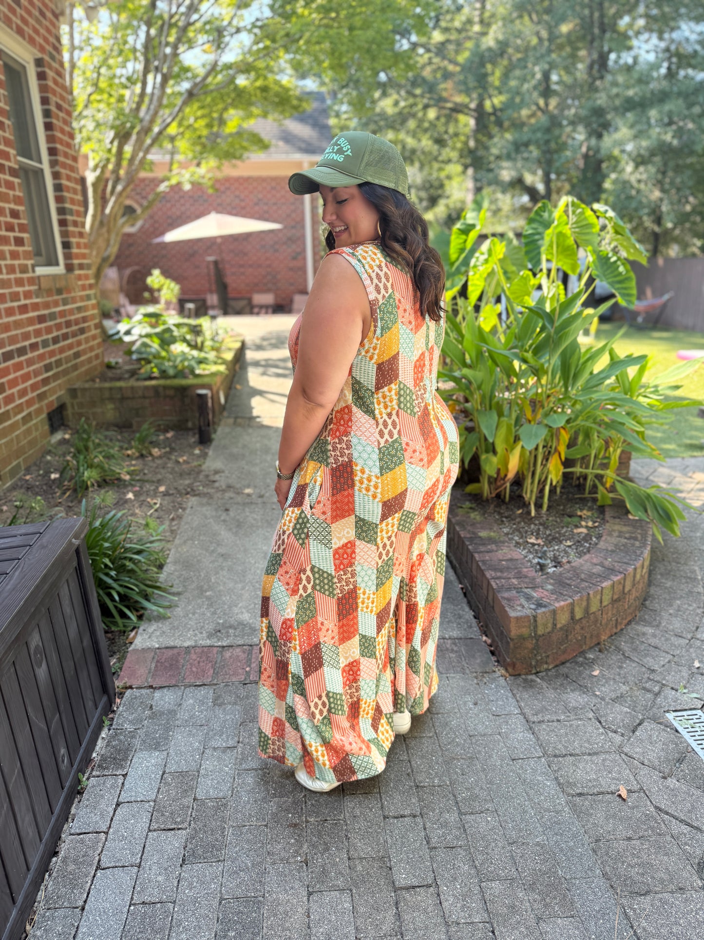 Easy Does It Patchwork Wide Leg Jumper