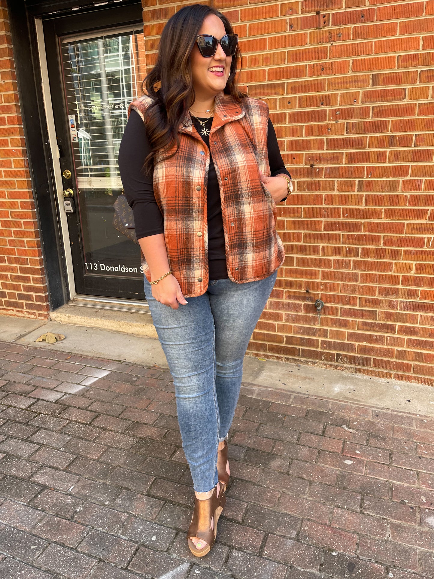 By the Campfire Plaid Vest