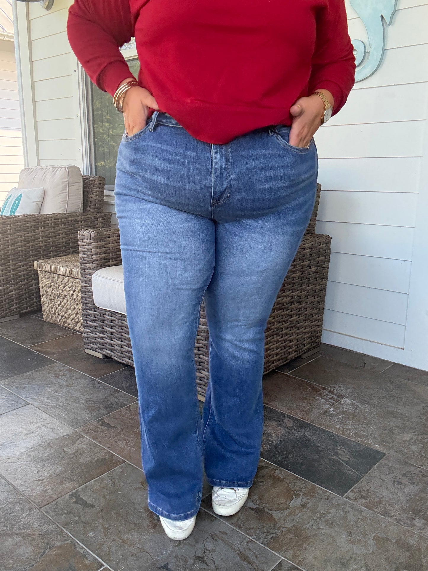 Priscilla High Rise Relaxed Flare