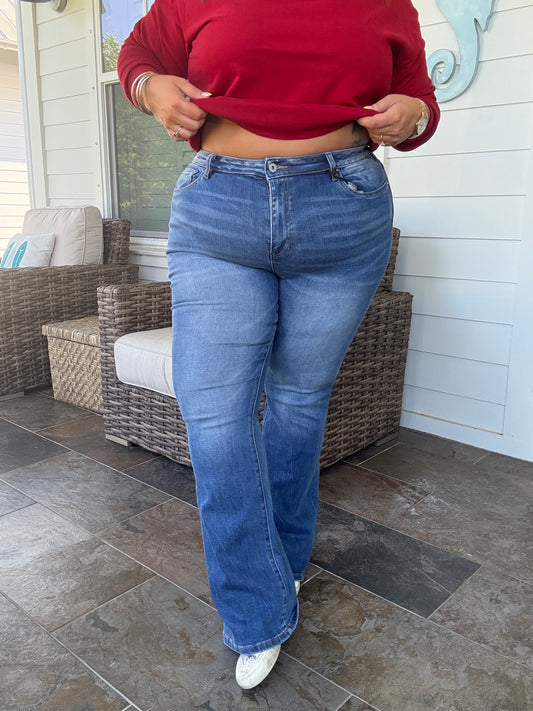 Priscilla High Rise Relaxed Flare