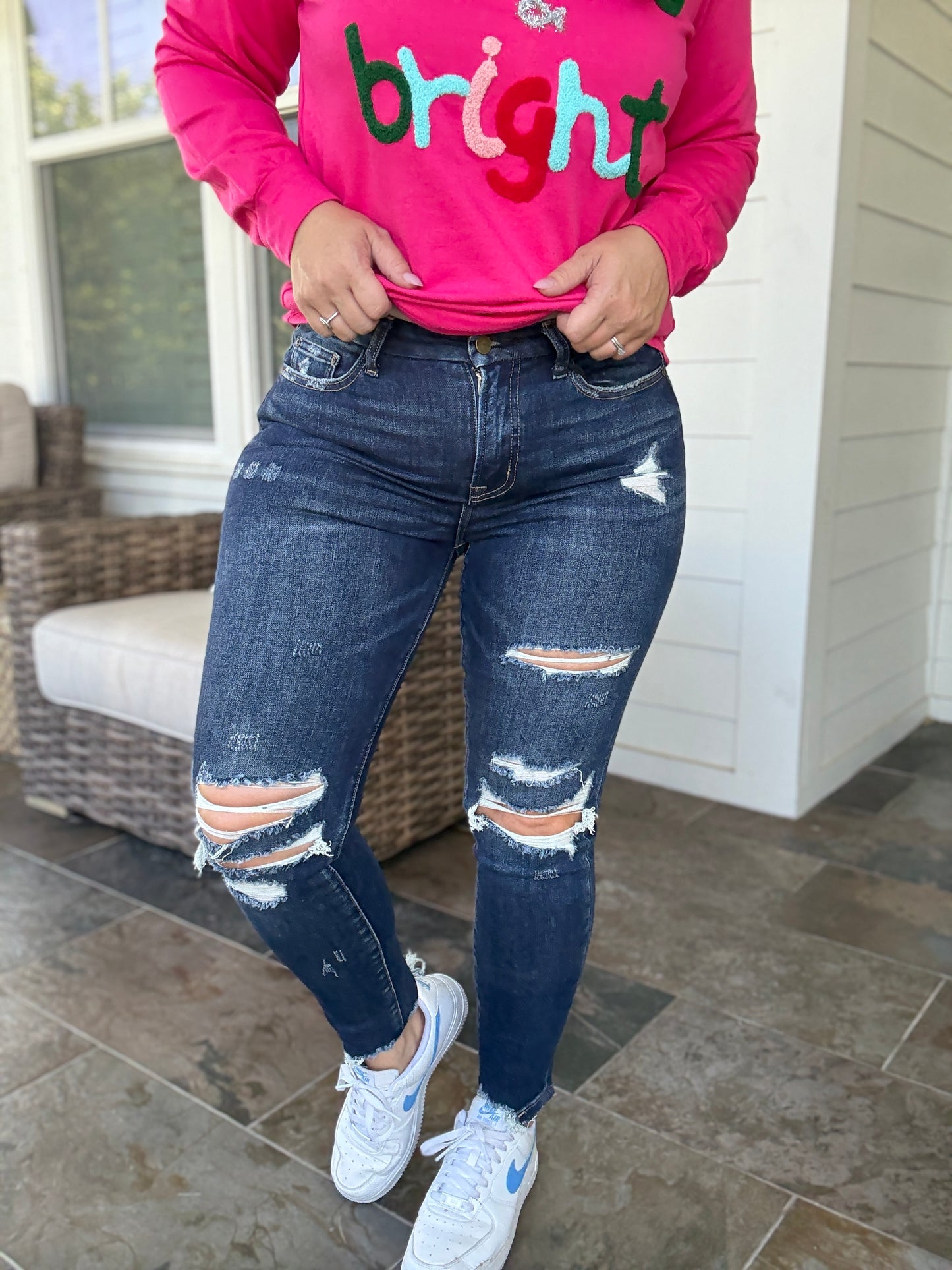 Savannah High Rise Ankle Skinny