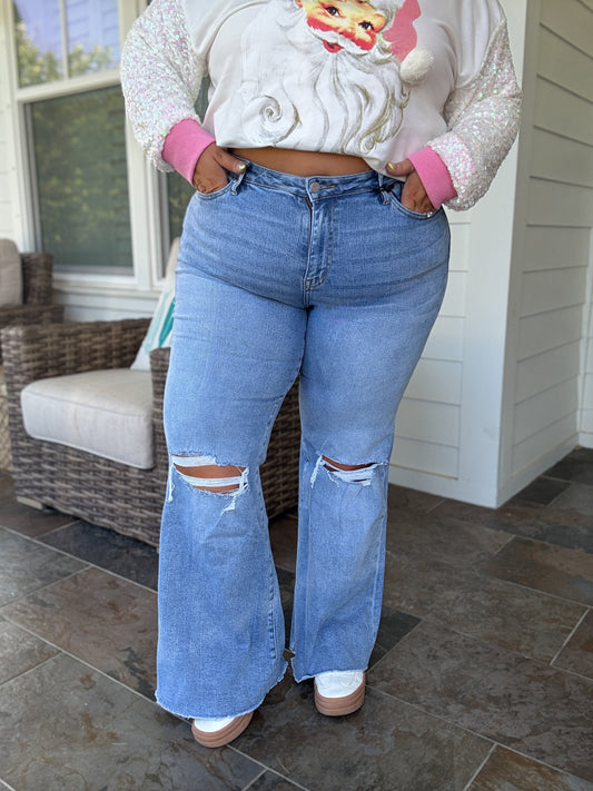 Georgia High Rise Wide Leg Jeans