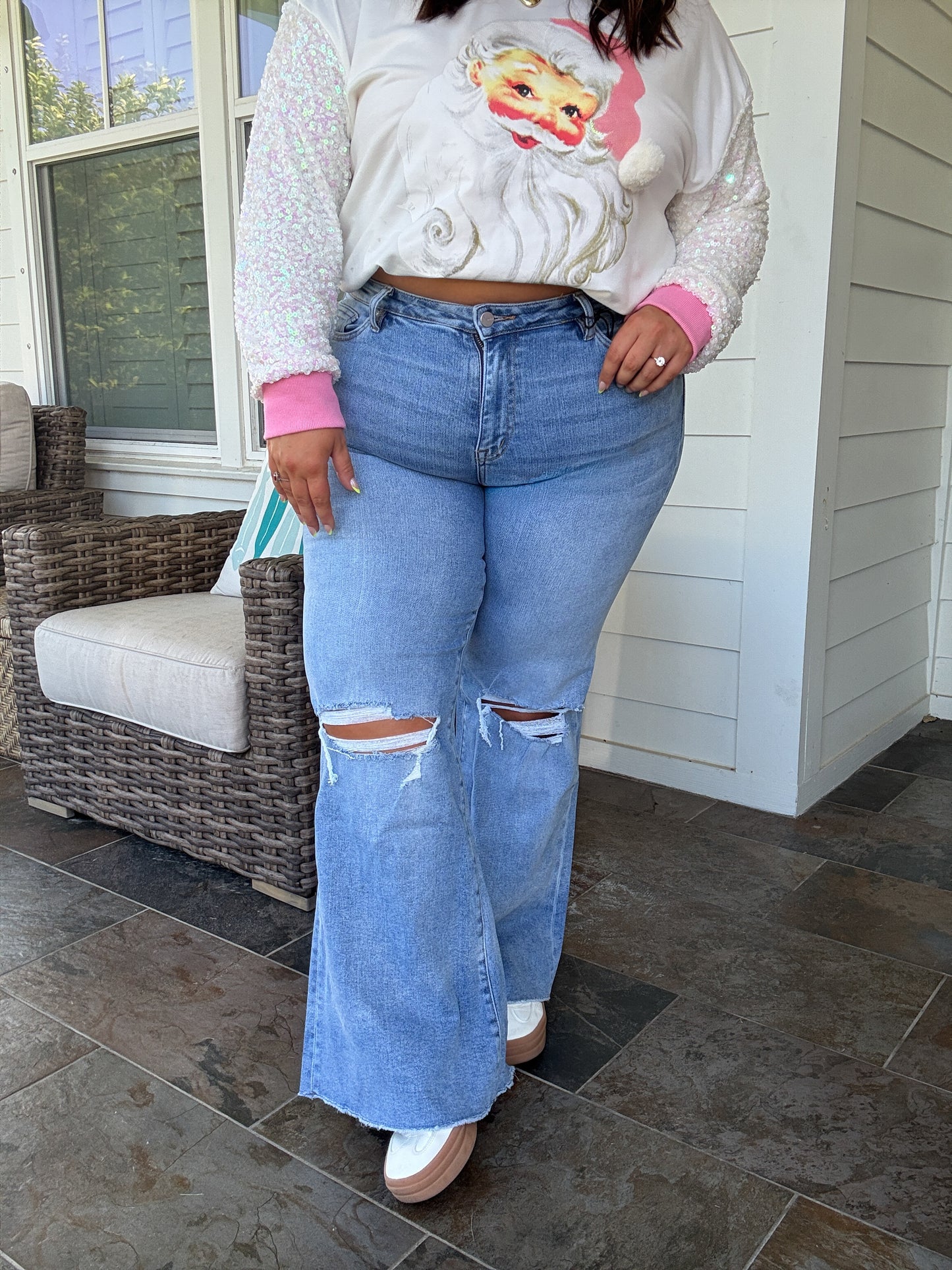 Georgia High Rise Wide Leg Jeans