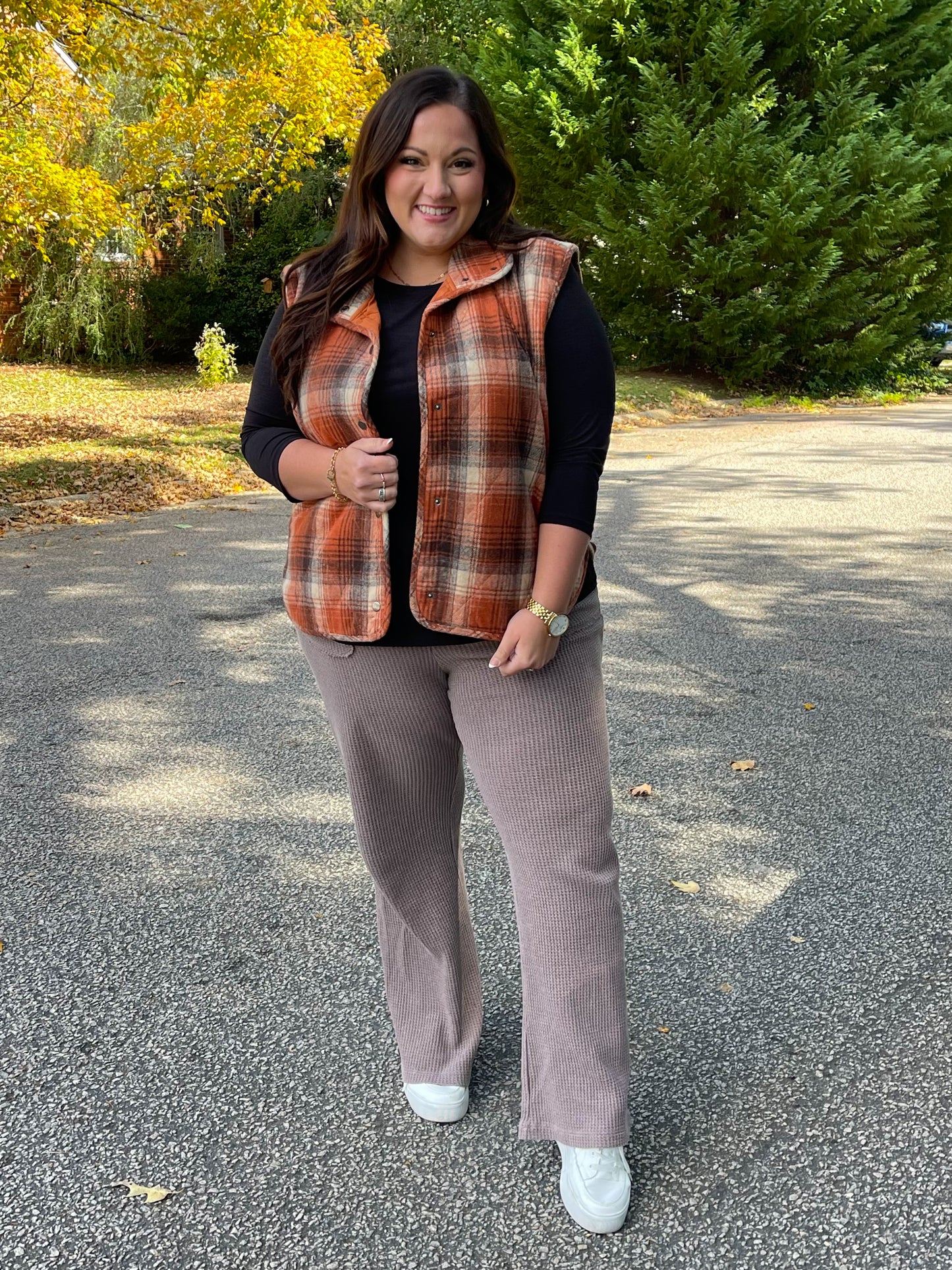 By the Campfire Plaid Vest