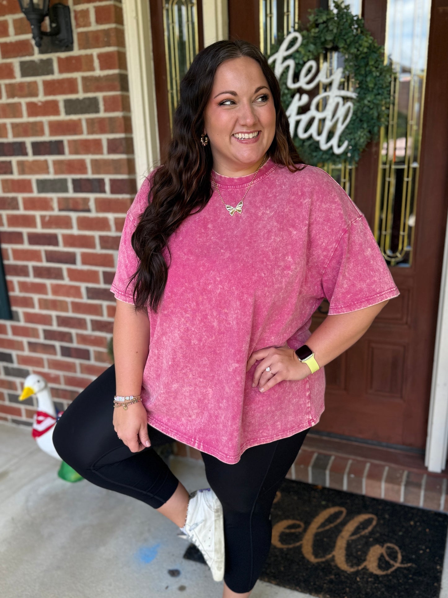 Everyday Fave Mineral Wash Oversized Tee