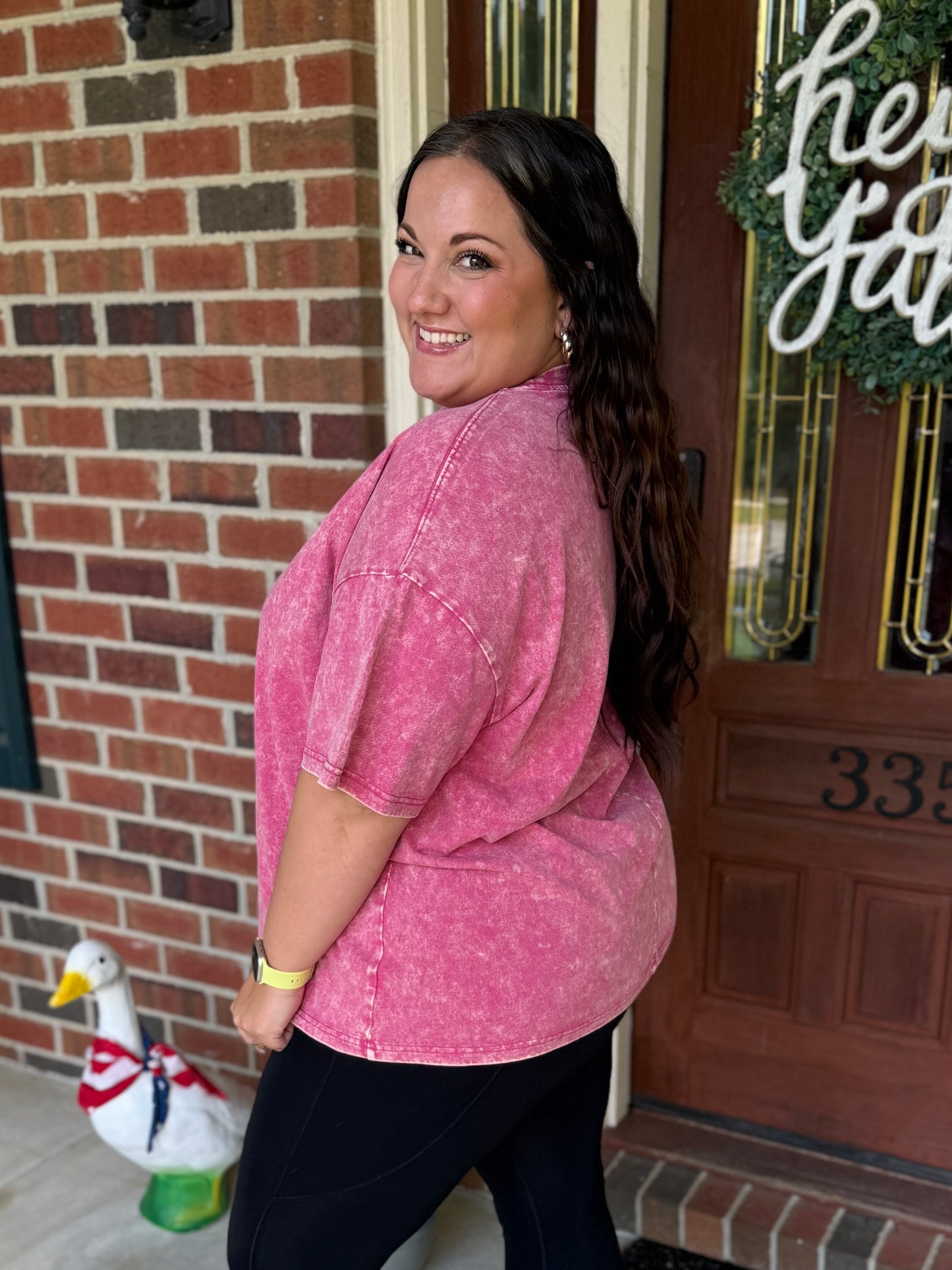 Everyday Fave Mineral Wash Oversized Tee
