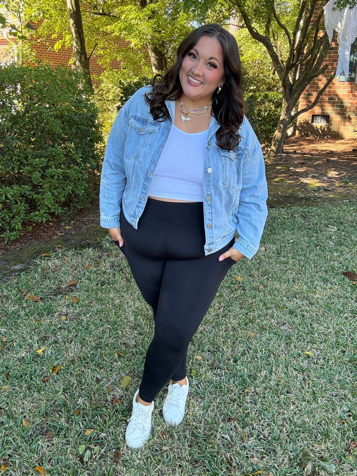 LUXE Black Pocket Leggings