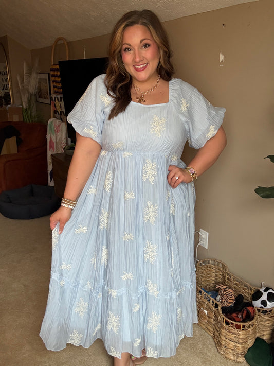 Ainsley Floral Midi Dress