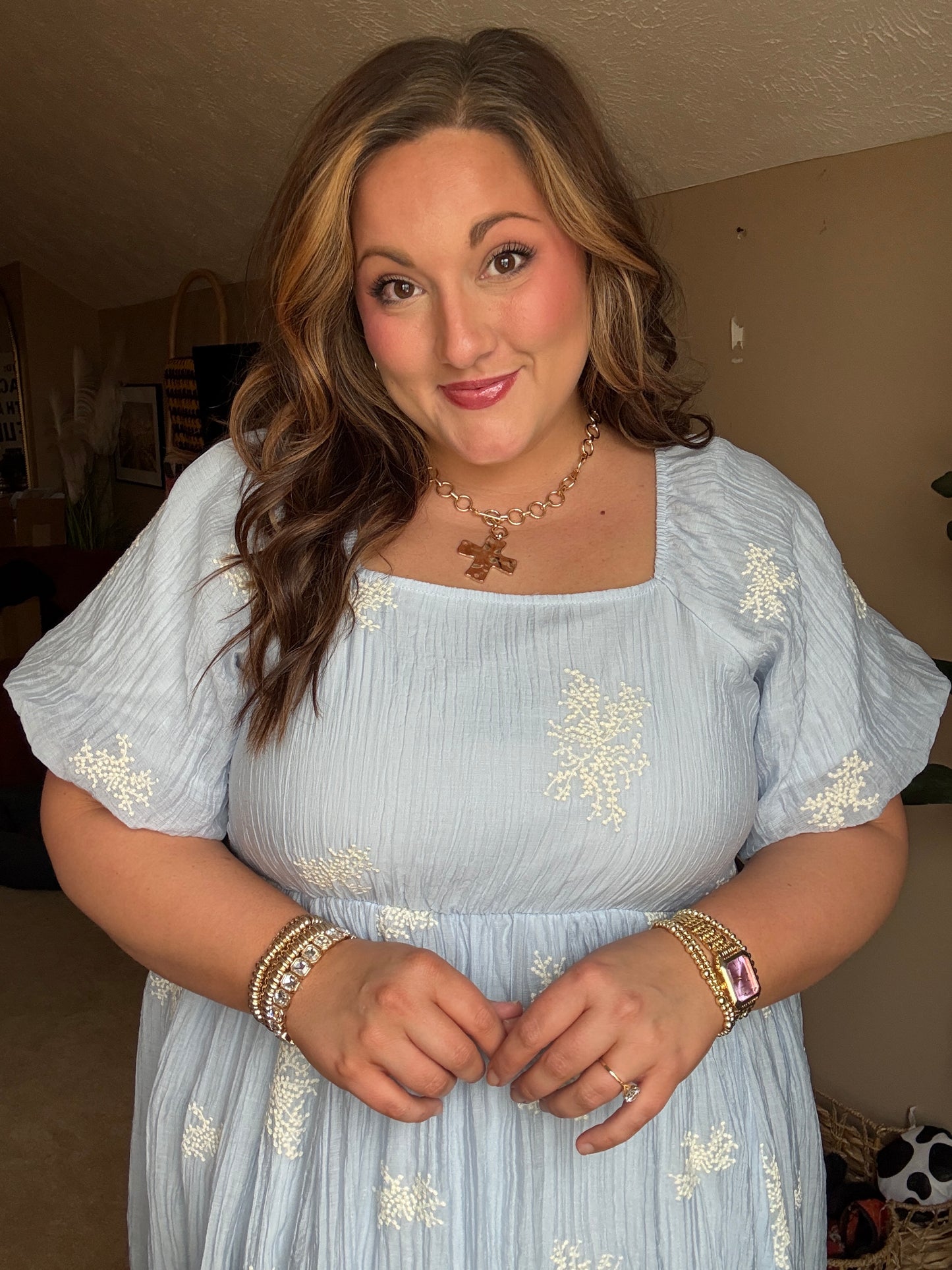 Ainsley Floral Midi Dress