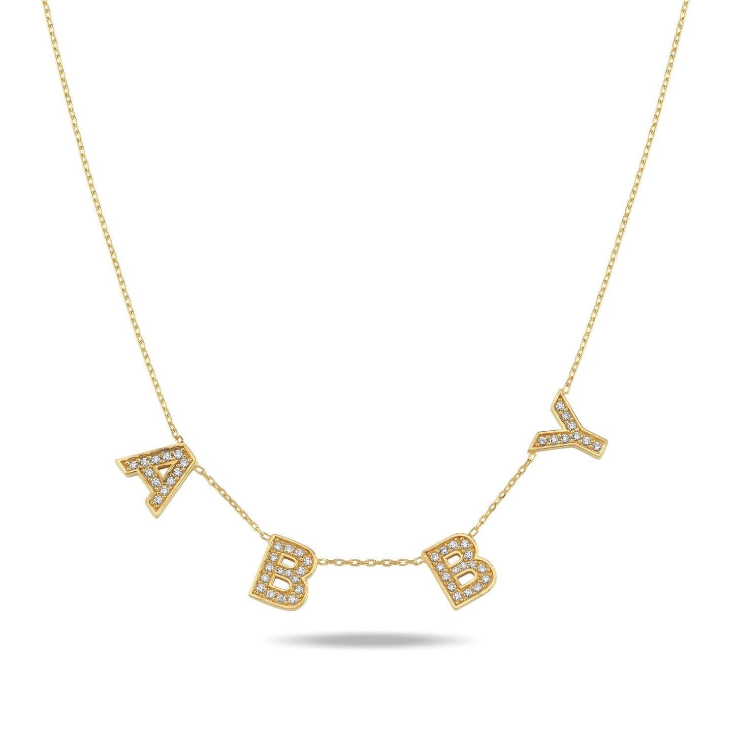 Custom Impression Name Necklace