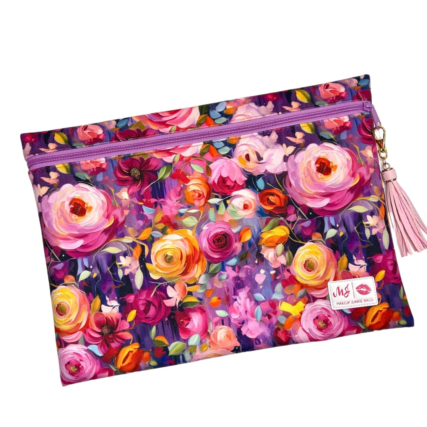 Bed of Roses Makeup Junkie Bag