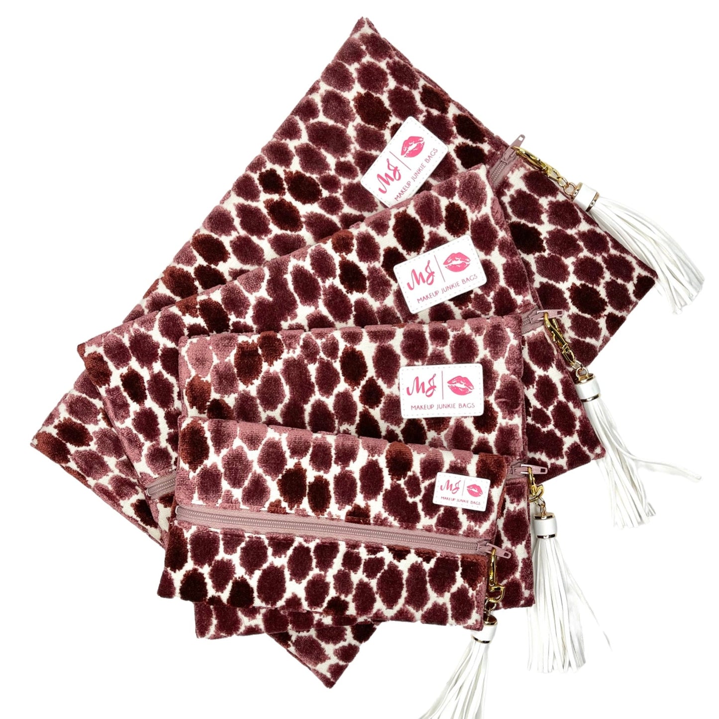 Modern Mauve Makeup Junkie Bag