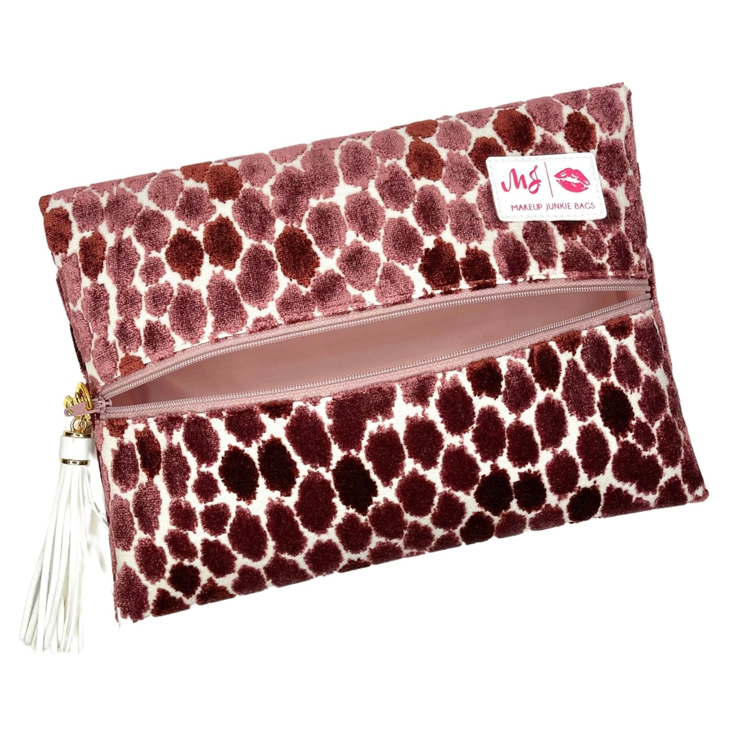 Modern Mauve Makeup Junkie Bag
