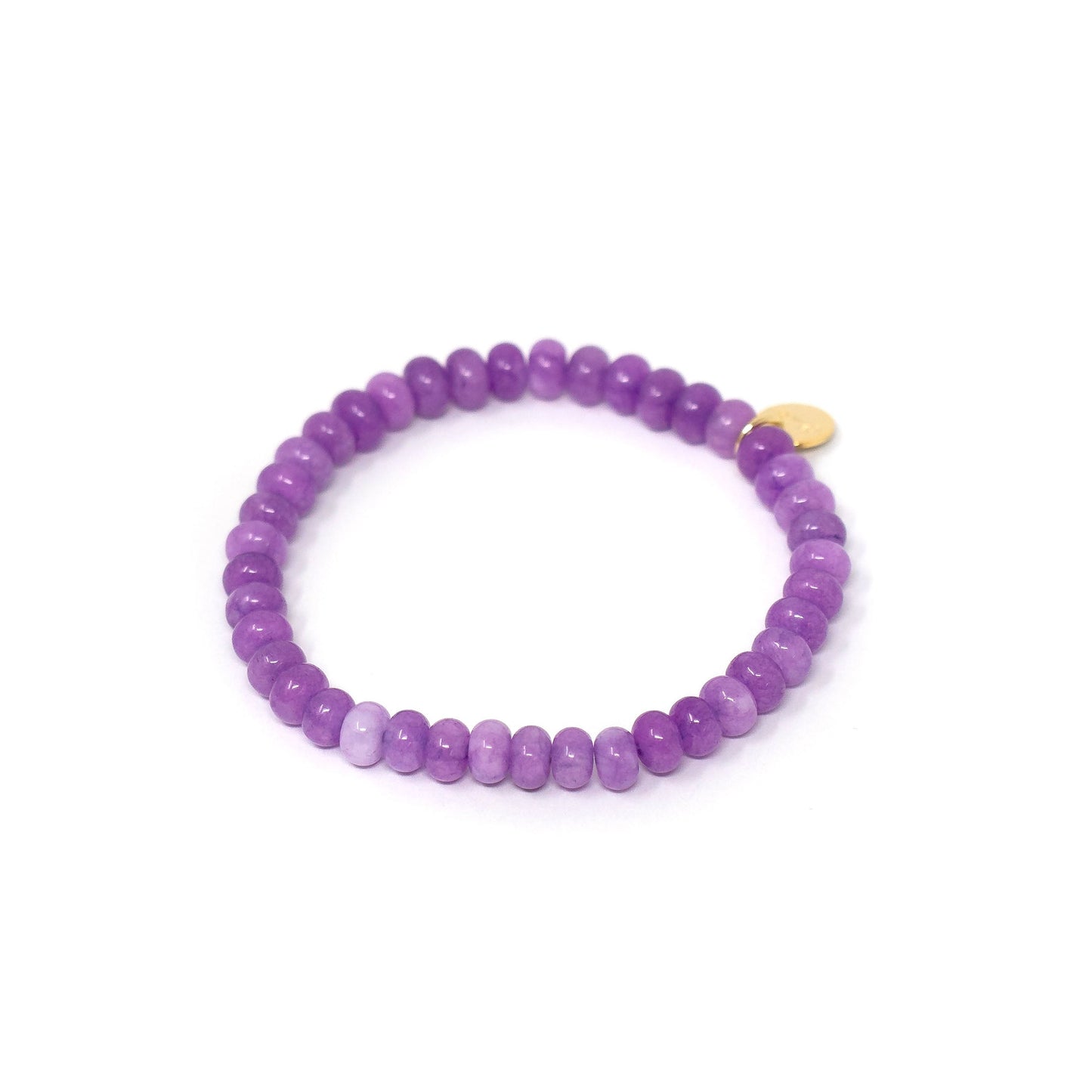 Natural Stone Bracelet in Purple