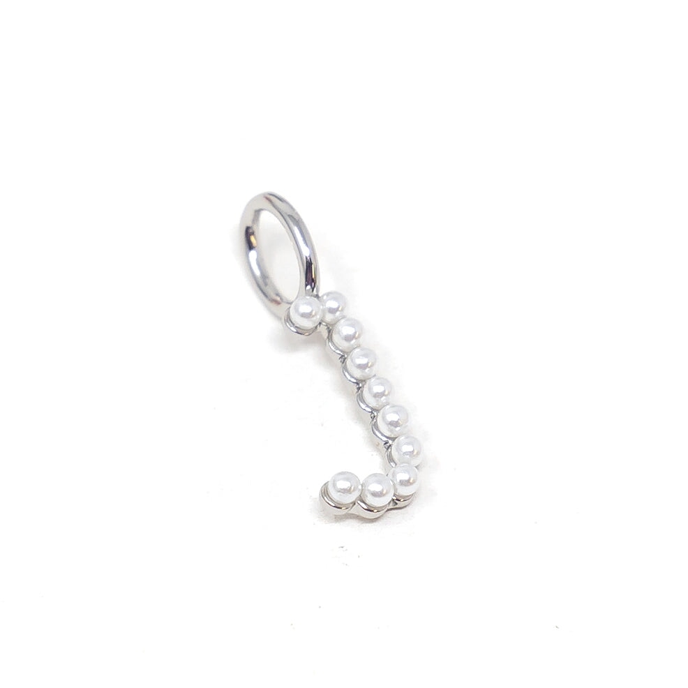 Pearl Initial Charm