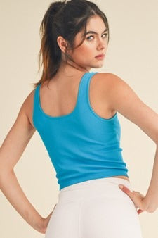 Reversible Ribbed Tank Top (14 COLORS)