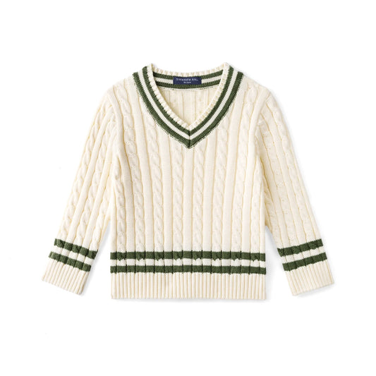 Signature Cable Knit Cricket Kids Sweater