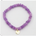 Natural Stone Bracelet in Purple