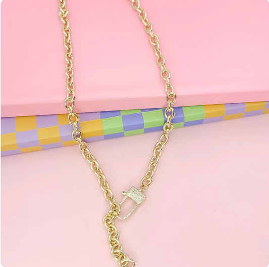 Bold Moves Chain Necklace