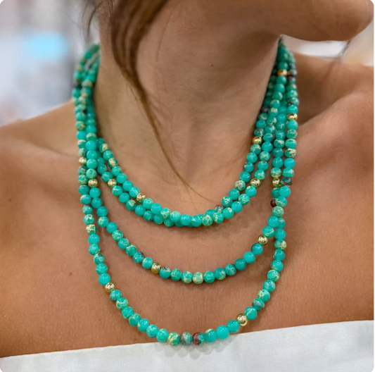 Do it for You Layered Gemstone Necklace