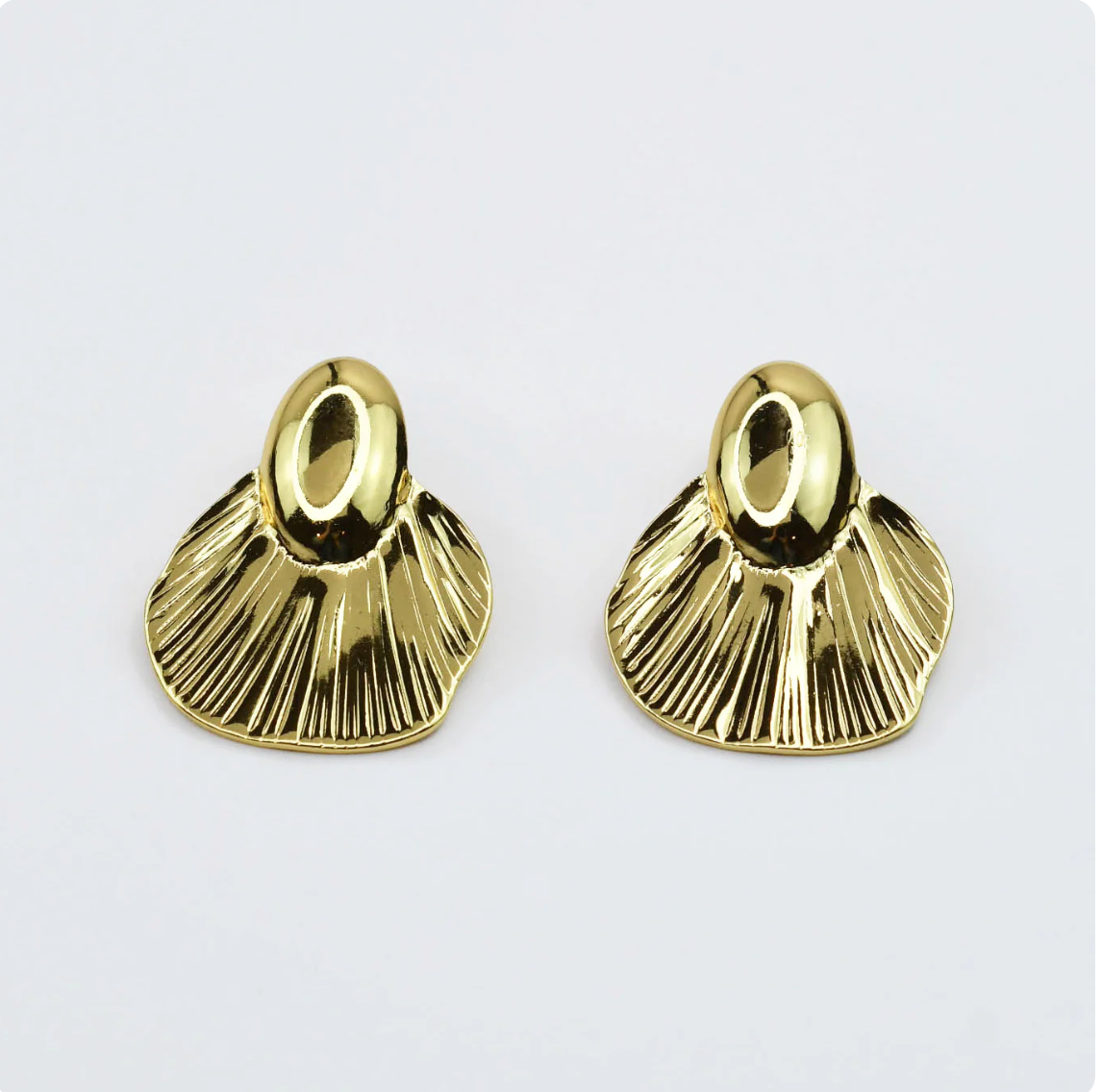 Golden Fanfare Earrings