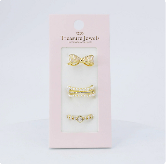 Coquette Ring Set