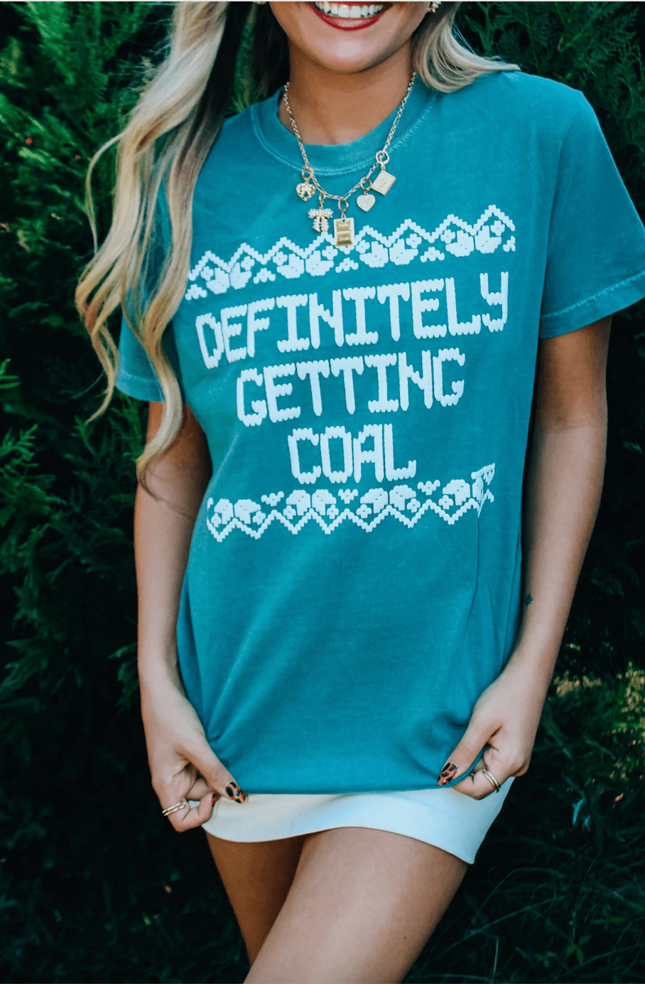 Definitely Getting Coal Green CC Tee