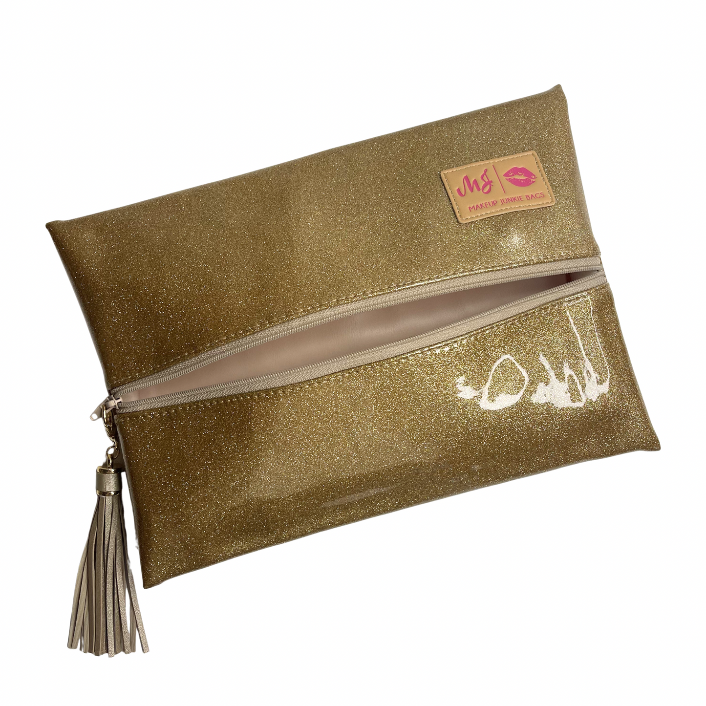 Stardust Gold Makeup Junkie Bags