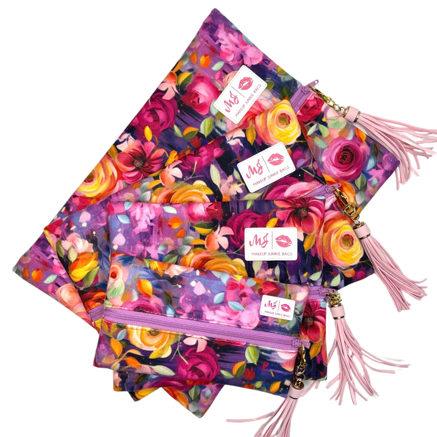 Bed of Roses Makeup Junkie Bag