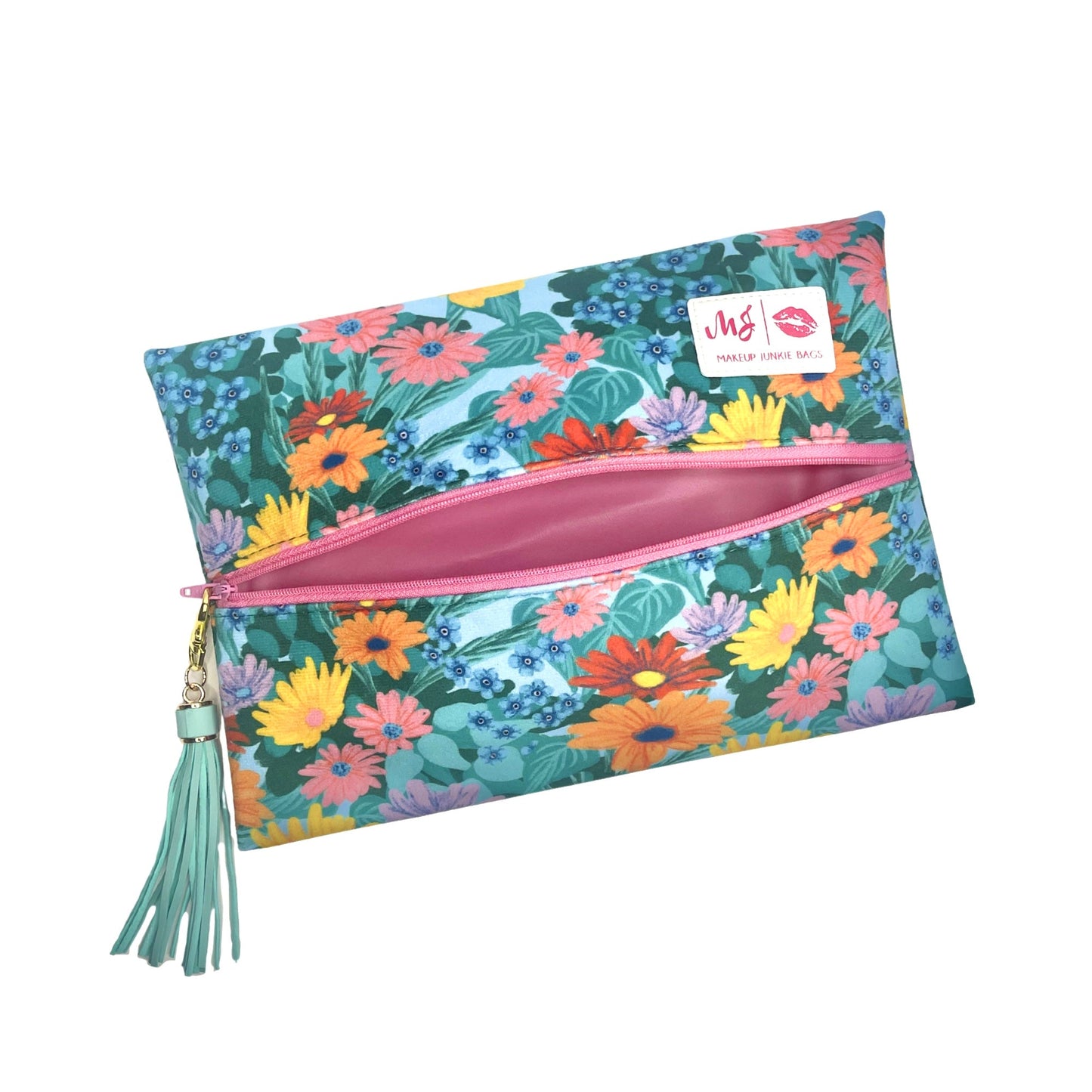 Spring Garden Makeup Junkie Bag