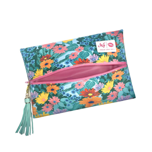 Spring Garden Makeup Junkie Bag