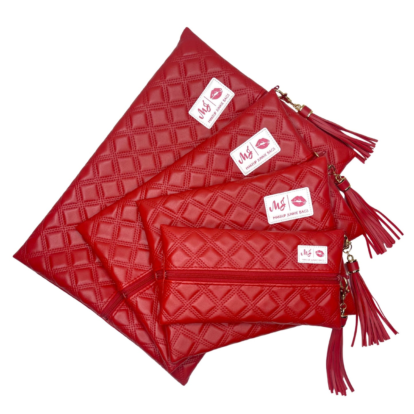 Heirloom Ruby Makeup Junkie Bag