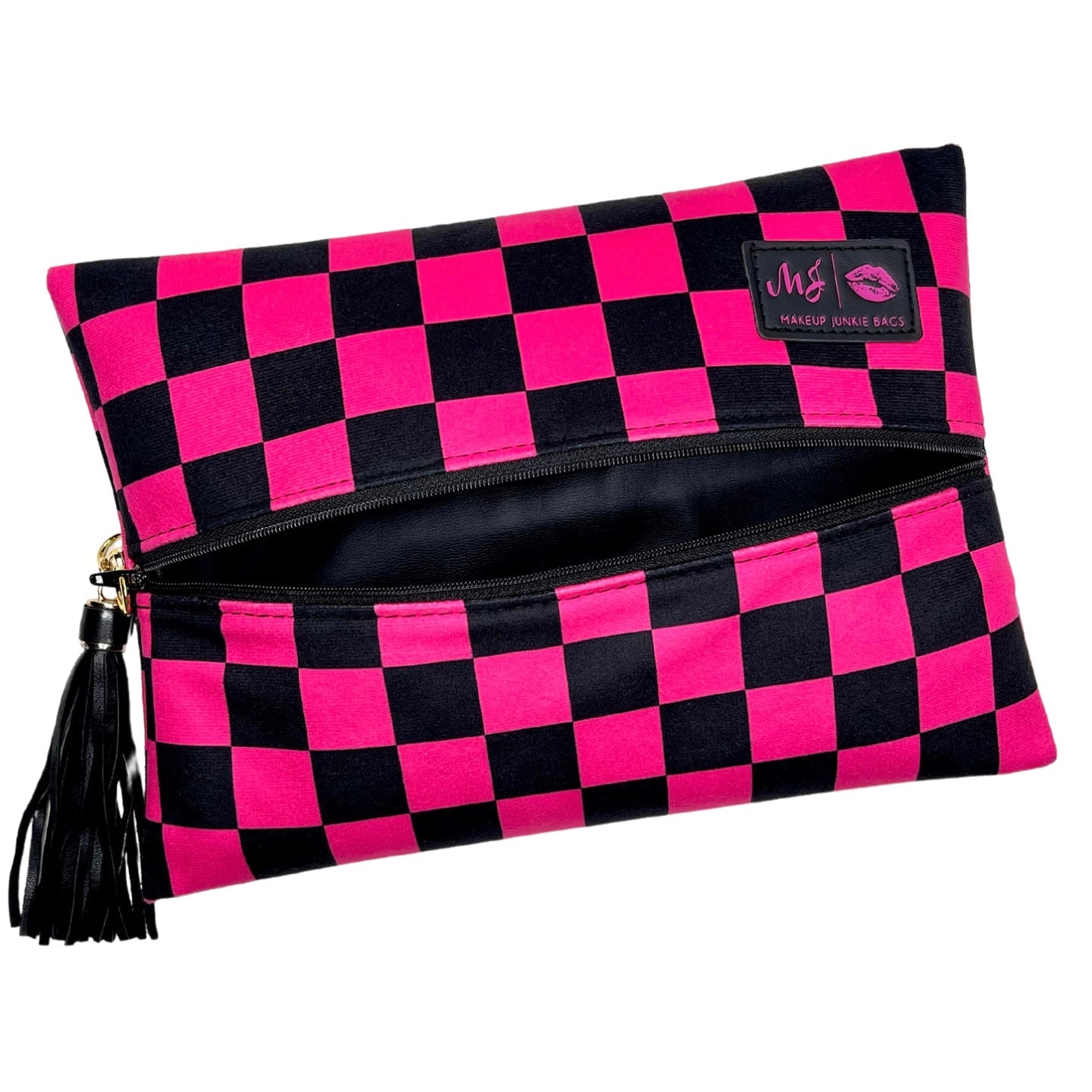 Hot Check Makeup Junkie Bag