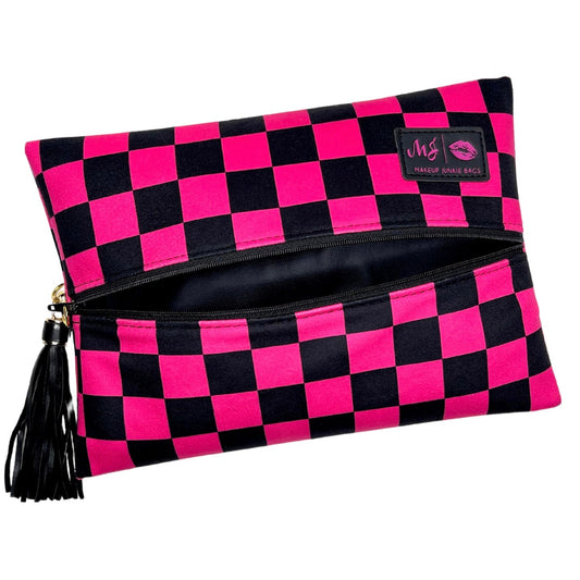 Hot Check Makeup Junkie Bag