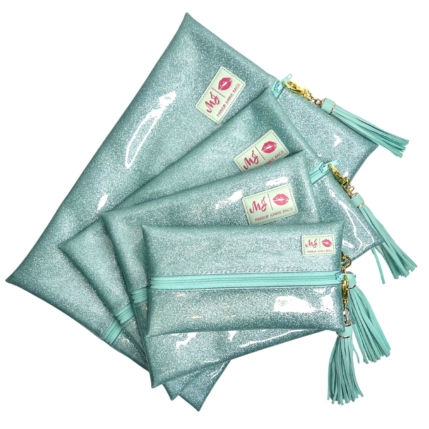 Stardust Mint Makeup Junkie Bag