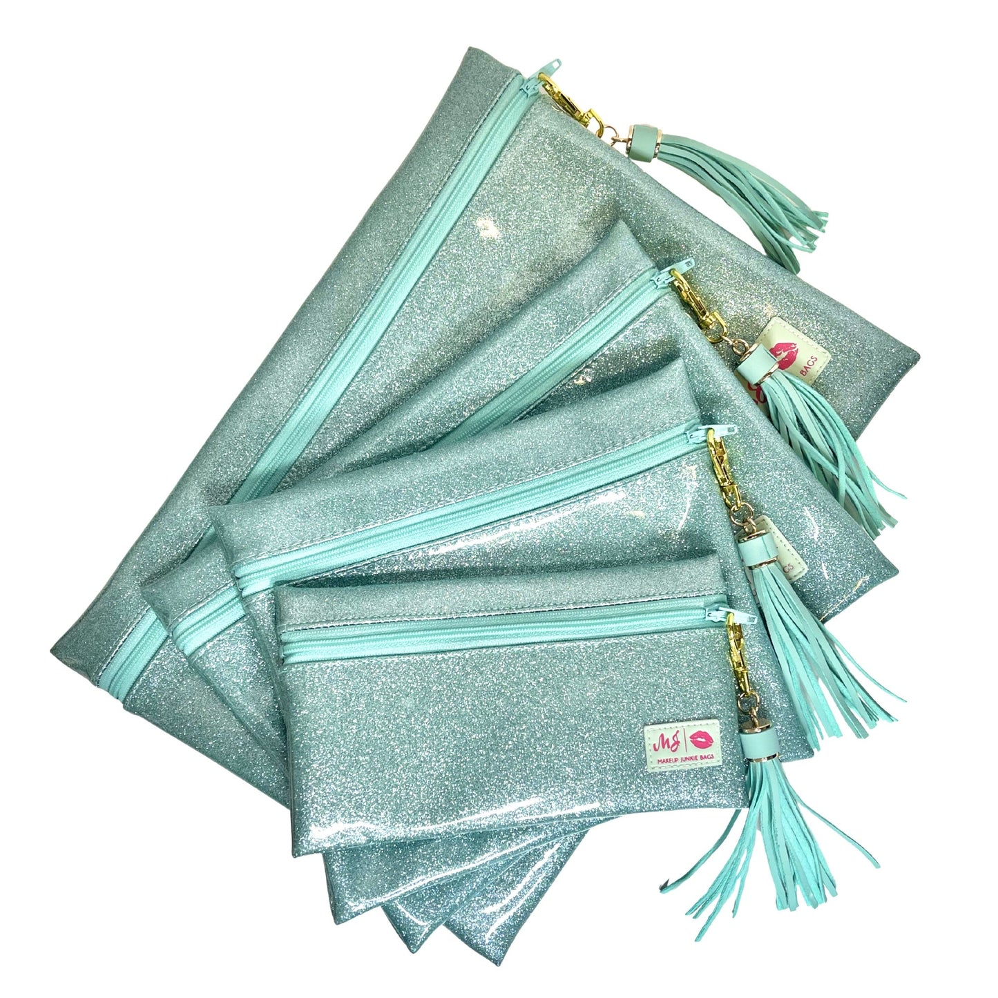 Stardust Mint Makeup Junkie Bag