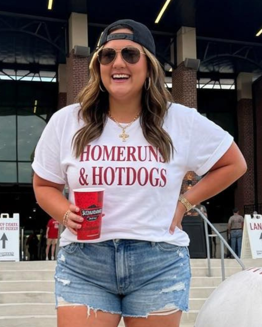 Homeruns + Hotdogs Tee