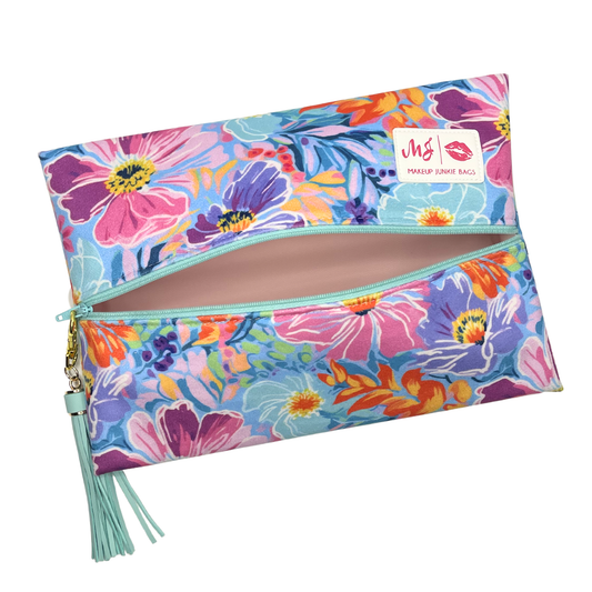 Teal Me More Makeup Junkie Bag