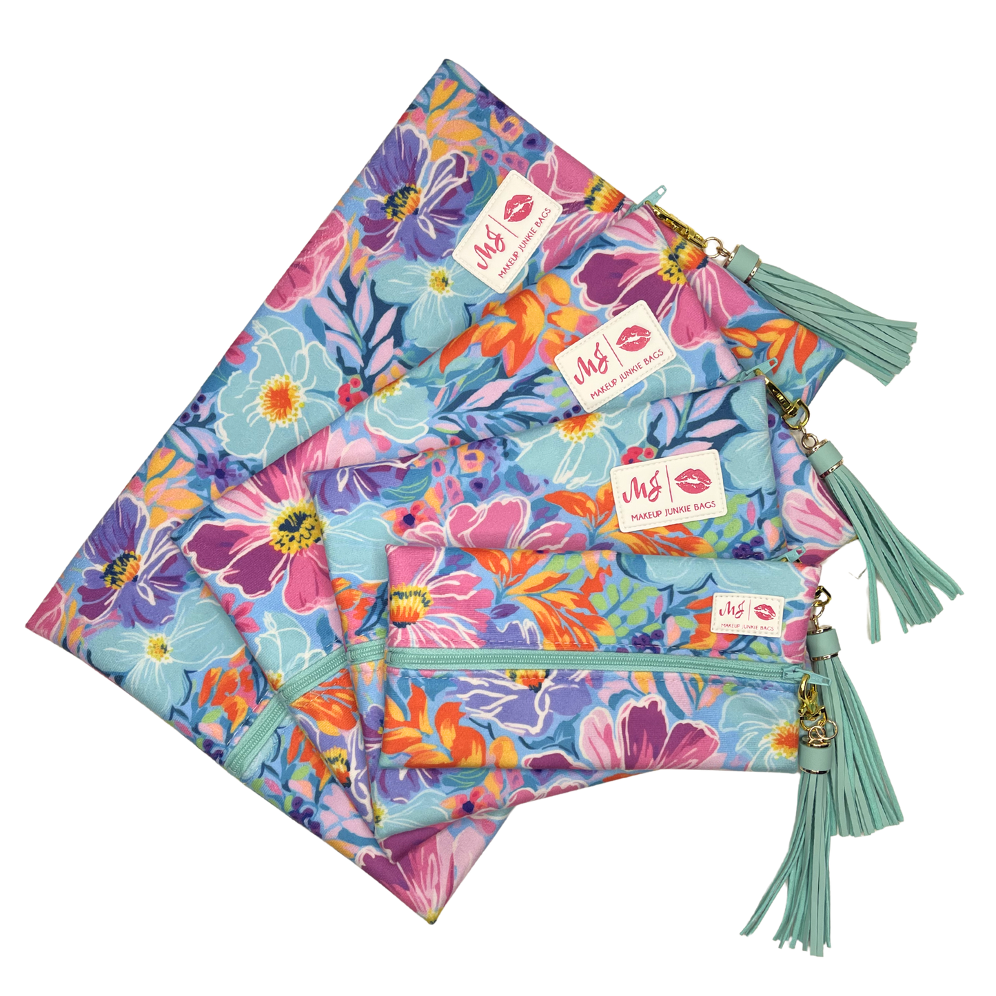 Teal Me More Makeup Junkie Bag
