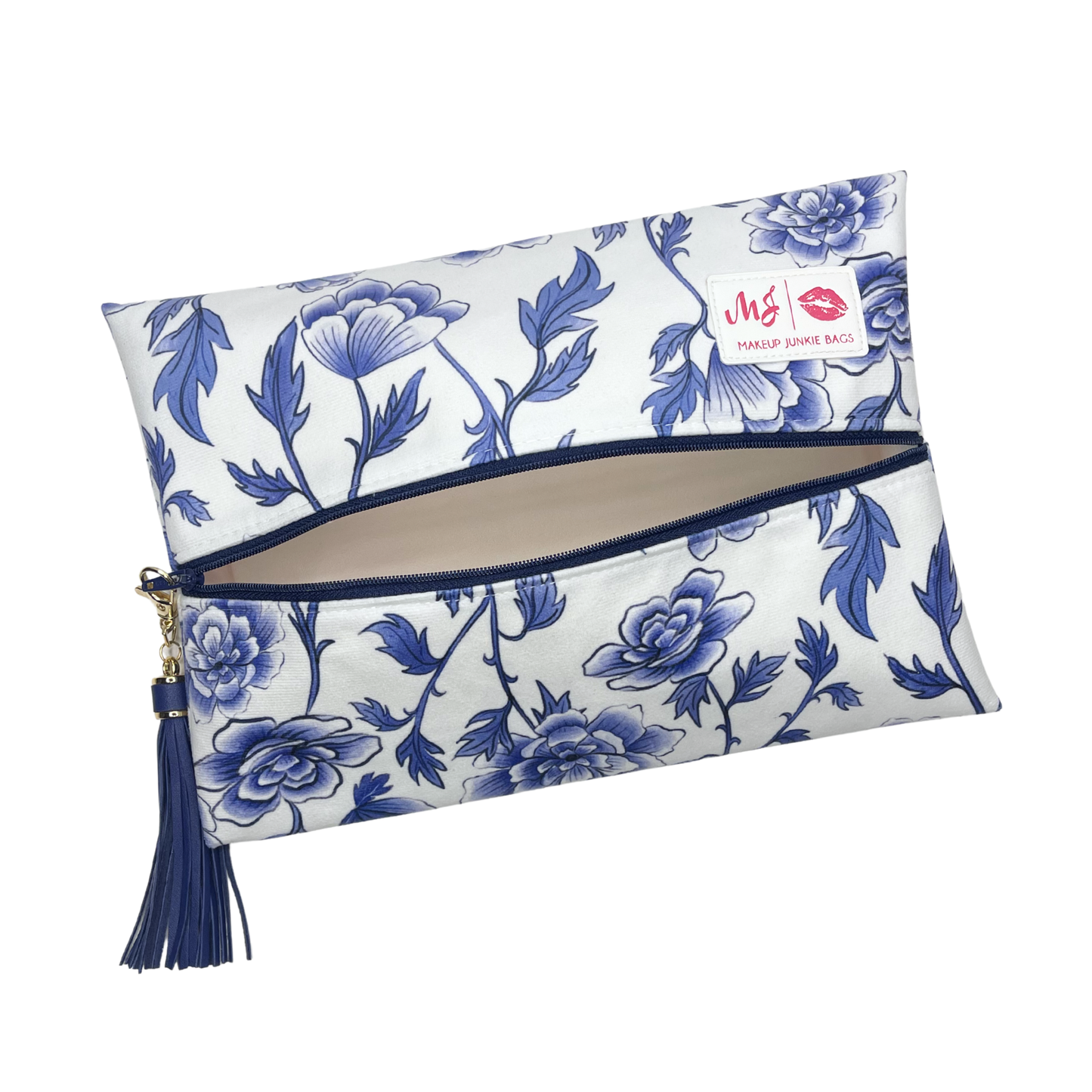 Pretty in Porcelain Makeup Junkie Bag