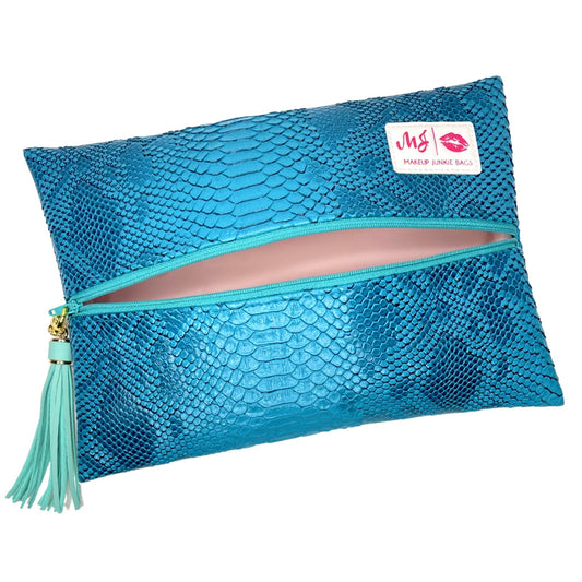 Turquoise Copperazzi Makeup Junkie Bags