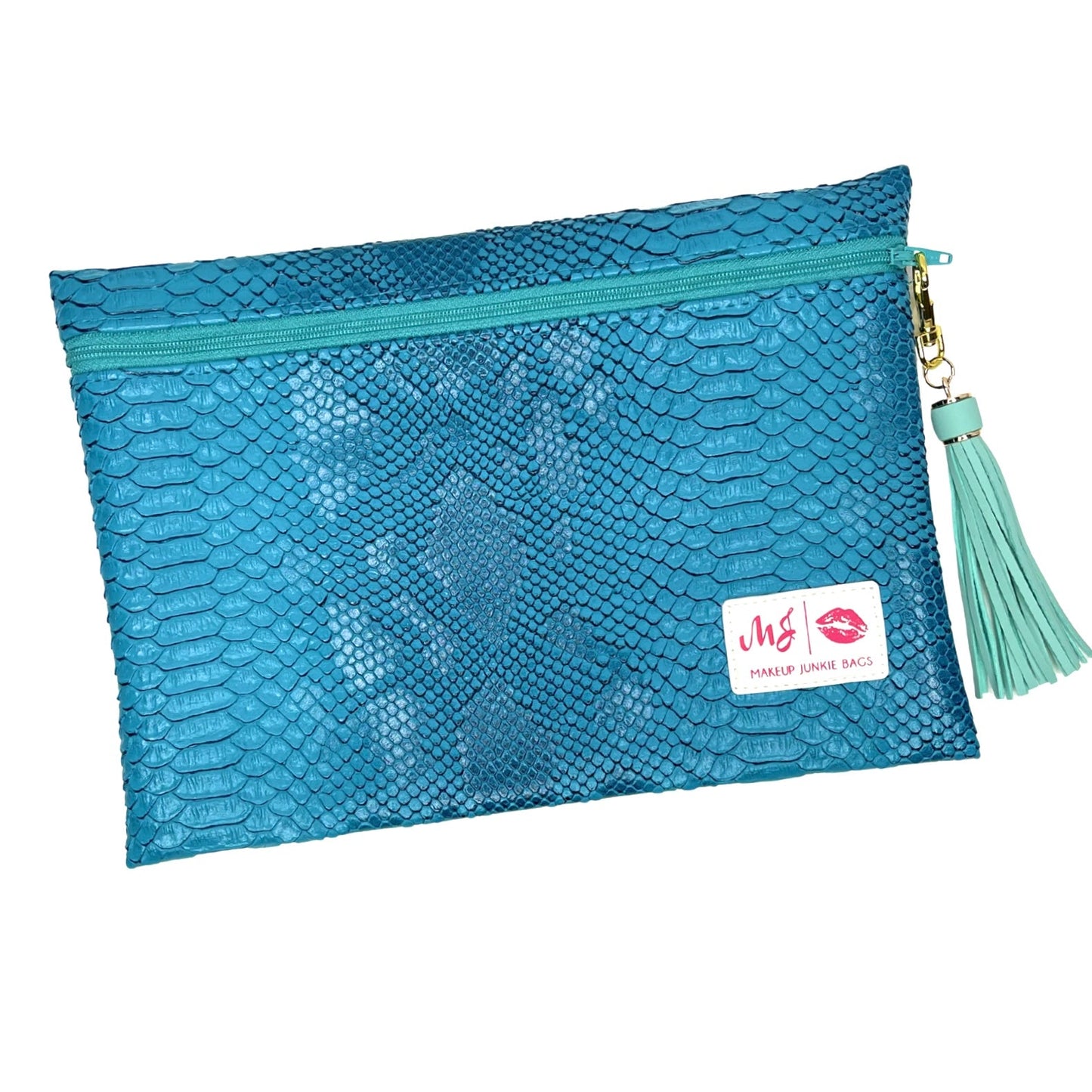 Turquoise Copperazzi Makeup Junkie Bags