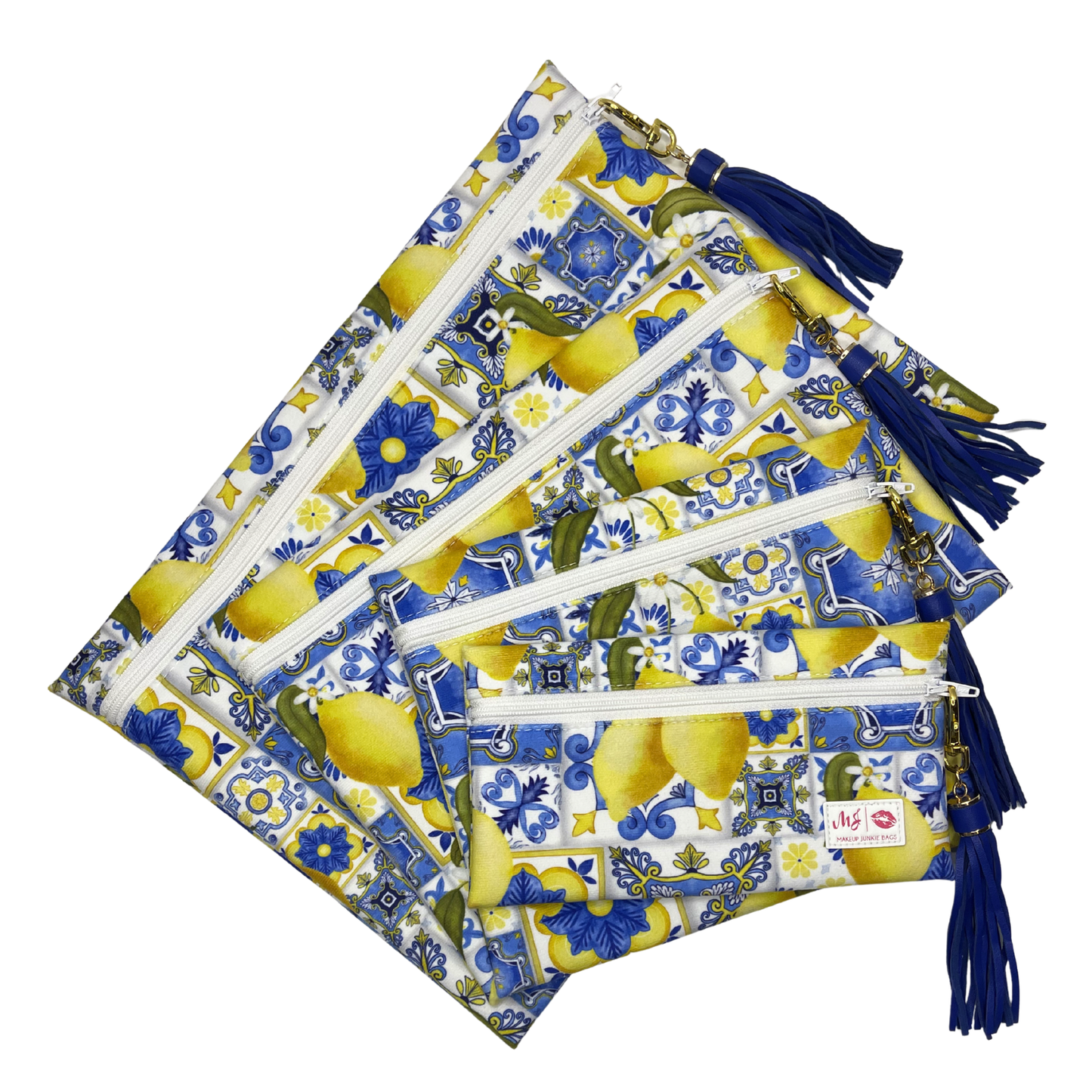 Coastal Citrus makeup Junkie Bags