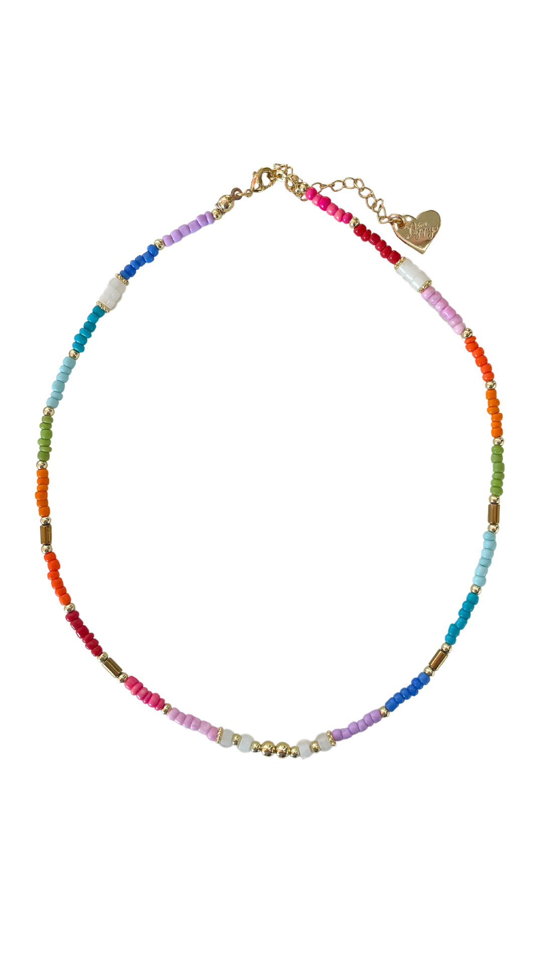 Colorblock Beaded Necklace *PRE-ORDER*