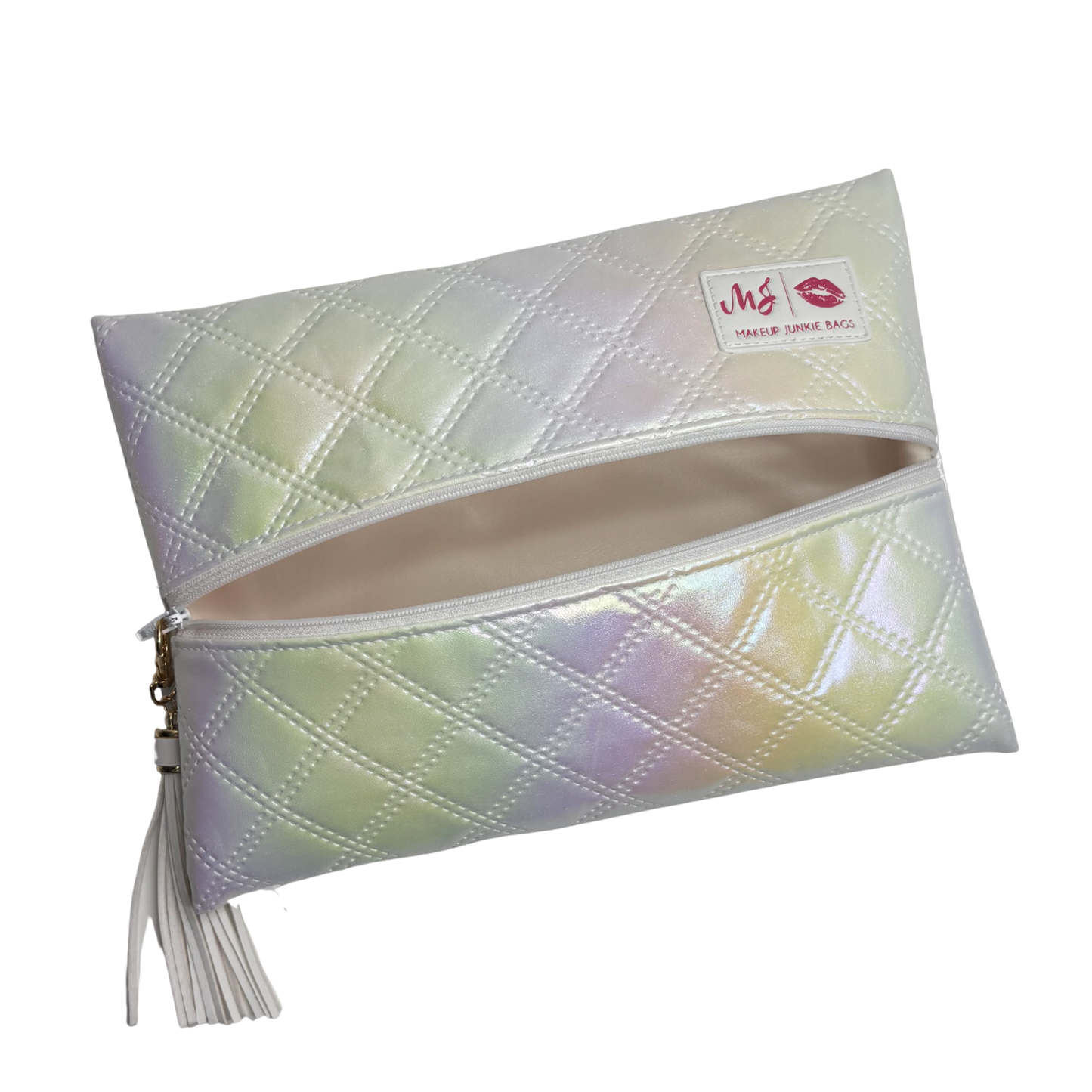 Pearl Luster Makeup Junkie Bags