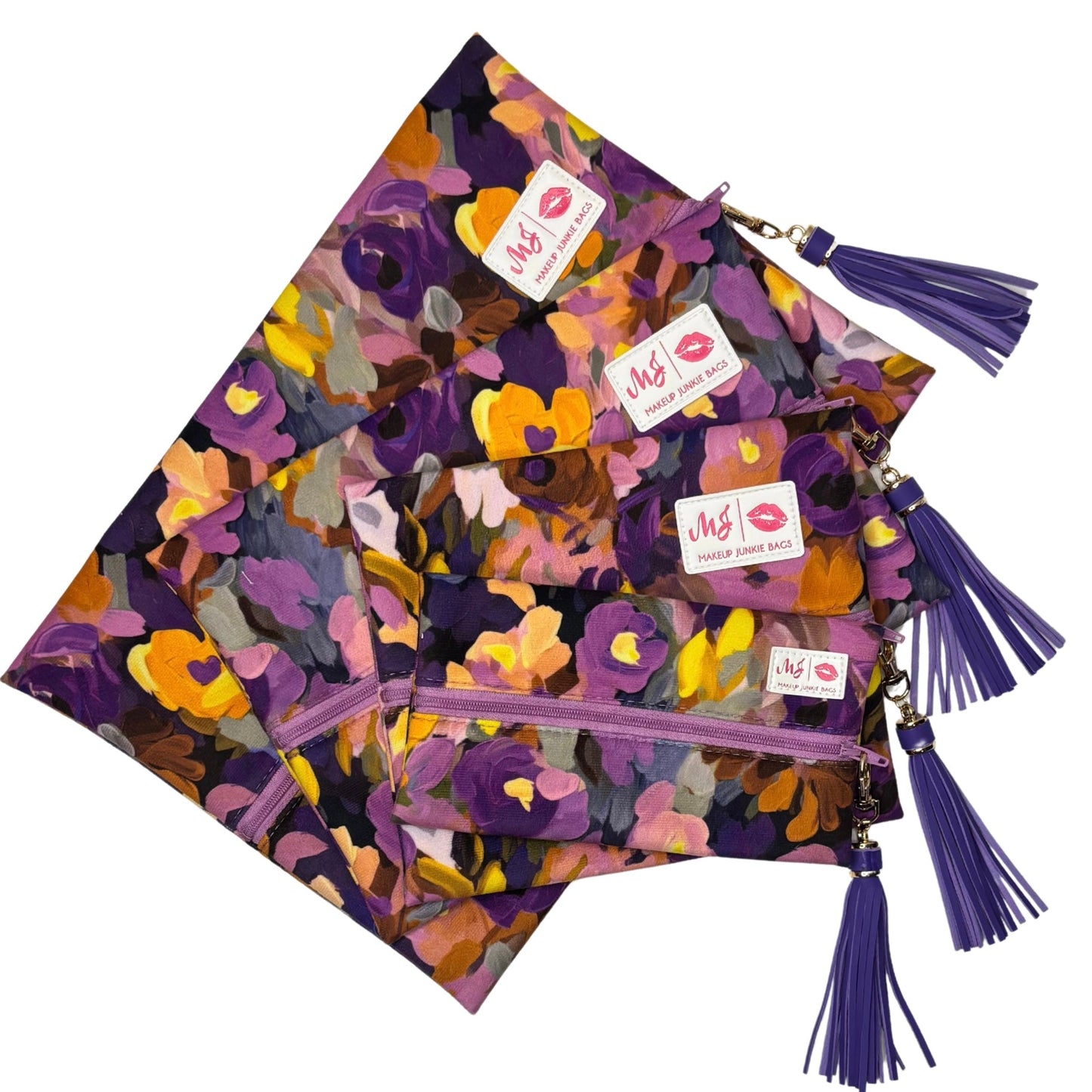 Meadow Lilac Makeup Junkie Bag