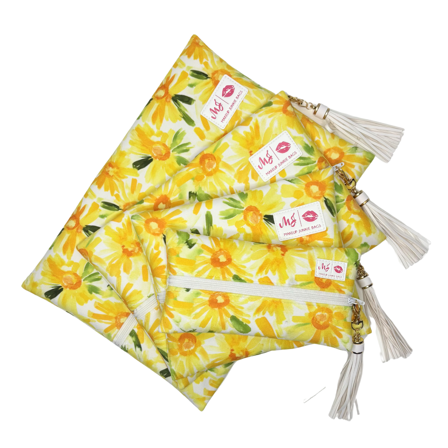 Daisy Makeup Junkie Bag