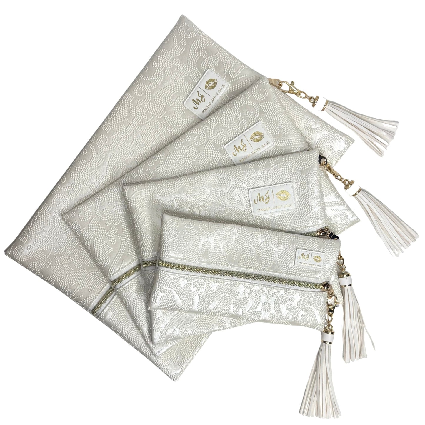The Bridal Collection of Makeup Junkie Bags
