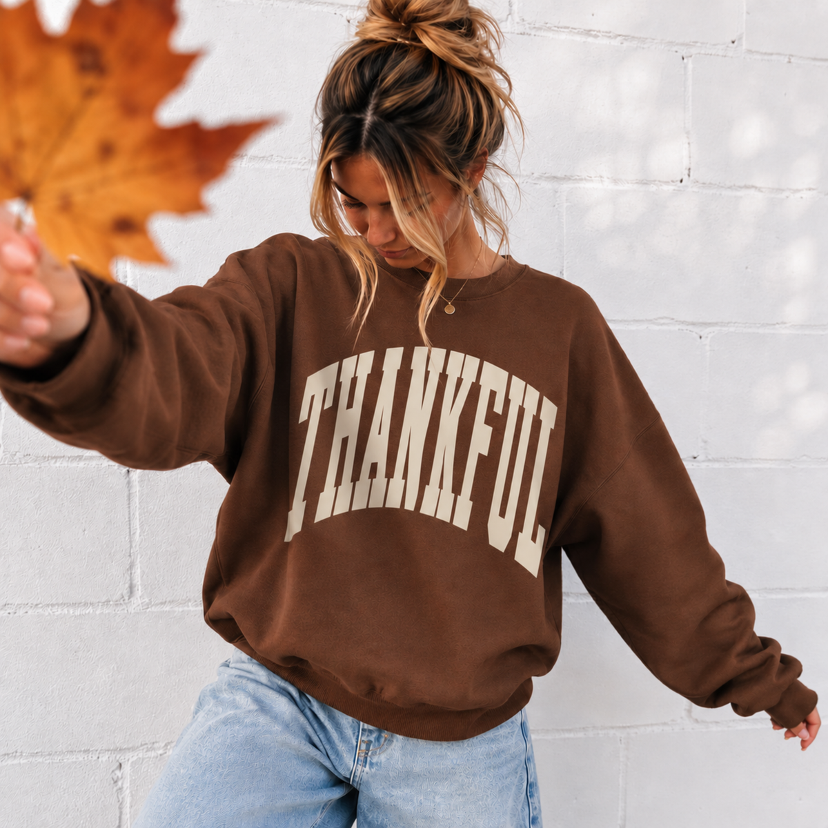 Thankful Graphic Crewneck