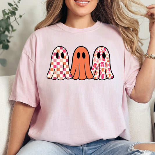 Triplet Ghost Comfort Colors Tee